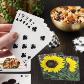 Jeu De Cartes Tournesol jaune (In Situ)