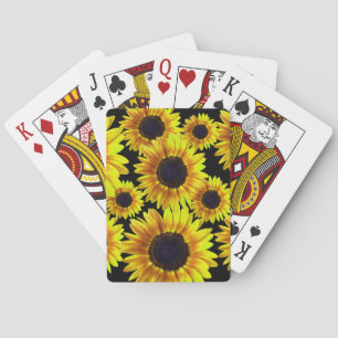 Jeu De Cartes Tournesol jaune vif