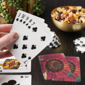 Jeu De Cartes Tournesol rouge (In Situ)