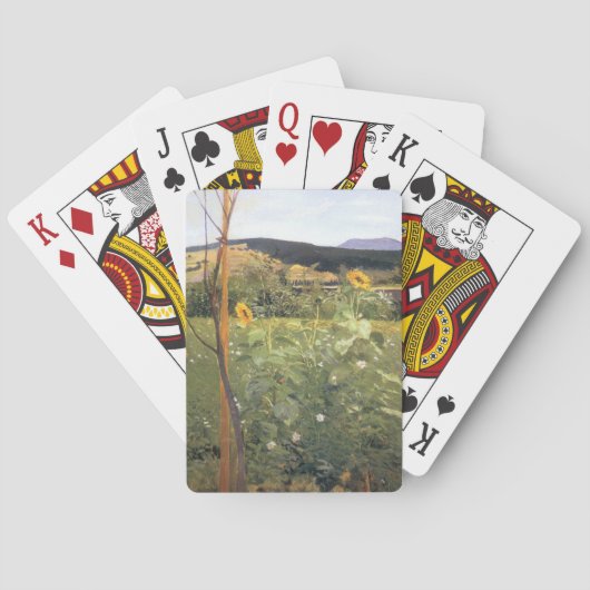 Jeu De Cartes Tournesols (par Jacek Malczewski) (dos)