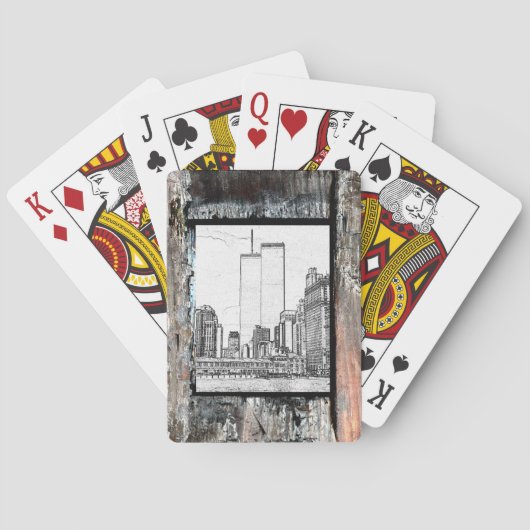 Jeu De Cartes Tours jumelles (dos)
