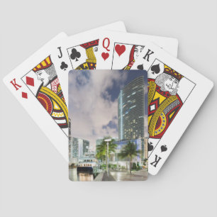 Jeu De Cartes Tours lumineuses au bord de mer de rivière de