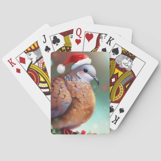 Jeu De Cartes Tourterelle de Noël (1) (dos)