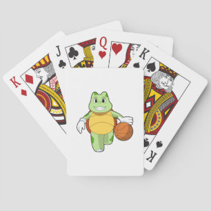 Jeu De Cartes Tourtle as basketball player with basketball.PNG