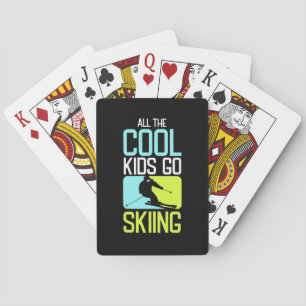 Jeu De Cartes Tous les enfants cool vont skier