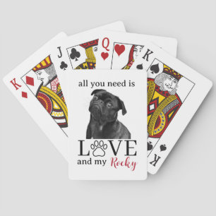 Jeu De Cartes Tout ce dont vous avez besoin est l'amour et mon c