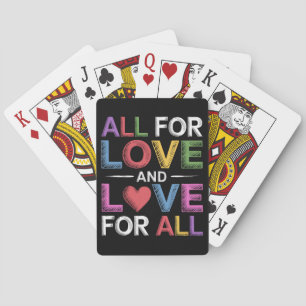 Jeu De Cartes Tout Pour L'Amour Et L'Amour Pour Tous Les Mois De