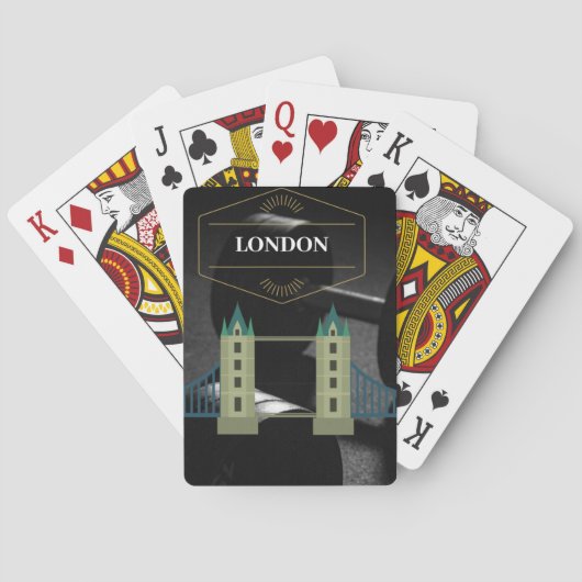 Jeu De Cartes Tower Bridge Londres (dos)