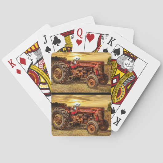 Jeu De Cartes Traceur de la ferme rouge (dos)