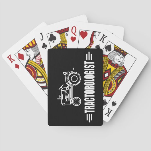 Jeu De Cartes Tracteur drôle (dos)