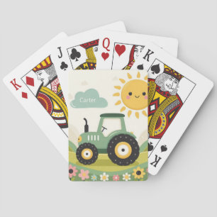 Jeu De Cartes Tracteur/exploitation agricole mignon et personnal