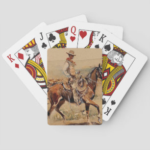 Jeu De Cartes « Trail Drive » 2 Art occidental par Edward Borei