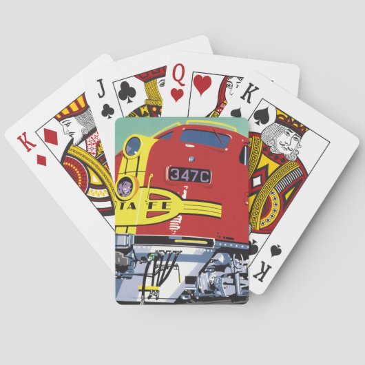 Jeu De Cartes Train (dos)
