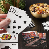 Jeu De Cartes Train bleu, Leeds (In Situ)
