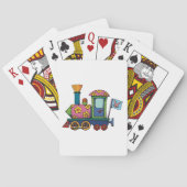 Jeu De Cartes Train de fleurs jouet (dos)