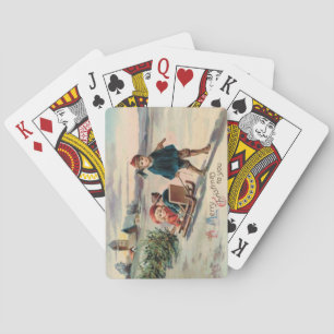 Jeu De Cartes Traîneau de Noël pour enfants