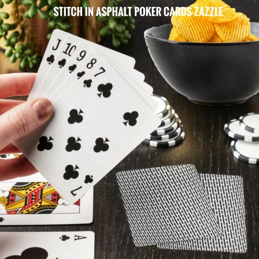 Jeu De Cartes Trait en asphalte
