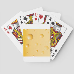 Jeu De Cartes Tranche de Gruyère Jaune Fromage Suisse
