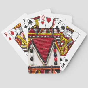 Jeu De Cartes Travail de perles tribal Maasaï