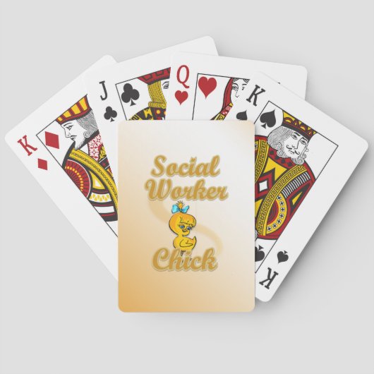 Jeu De Cartes Travailleuse Sociale Poulette (dos)