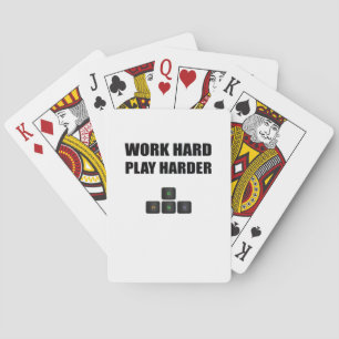 Jeu De Cartes Travaillez dur si dur - RVB