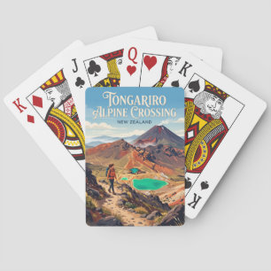 Jeu De Cartes Traversée alpine de Tongariro Nouvelle-Zélande