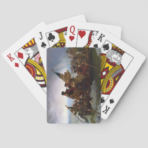 Jeu De Cartes Traversée du fleuve Delaware, George Washington