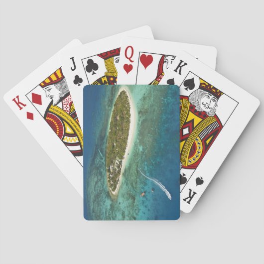 Jeu De Cartes Treasure Island Resort and boat, Fidji (dos)