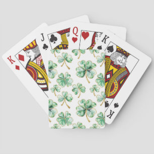Jeu De Cartes Trèfle Vert Fête de la Saint-Patrick