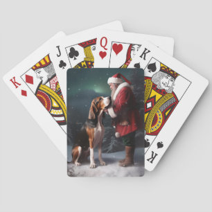 Jeu De Cartes Trek Walker Coonhound Noël du Père Noël