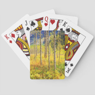 Jeu De Cartes Trembles en automne dans les Rocheuses