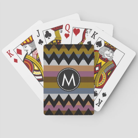 Jeu De Cartes Trendy Chevron Stripes #23 (dos)