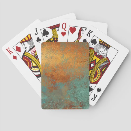 Jeu De Cartes Trendy Rich Copper Patina Metallic (dos)