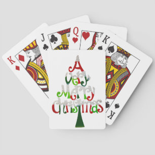 Jeu De Cartes Très Joyeux Arbre de Noël