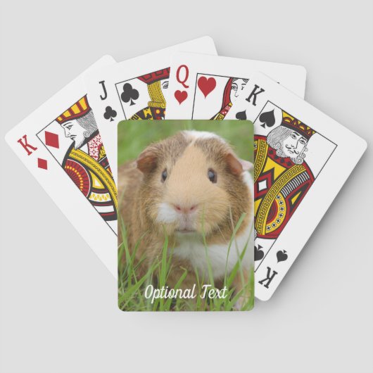 Jeu De Cartes Tri Couleur Animal de compagnie Cochon de Guinée d (dos)