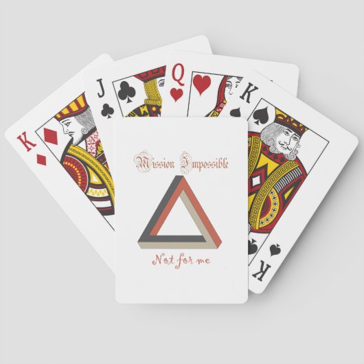 Jeu De Cartes Triangle impossible (dos)