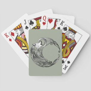 Jeu De Cartes Tribal Wolf - Shaded