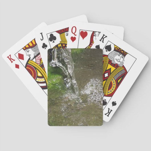 Jeu De Cartes Trickling Cascade Bubbling Water Playards (dos)