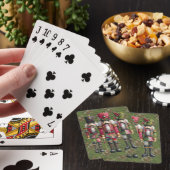 Jeu De Cartes Trio de casse-noisettes de Noël en patchwork fanta (In Situ)
