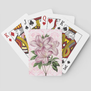 Jeu De Cartes Trio de style vintage de Lily Fleurs Jouer des car