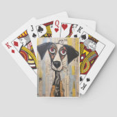 Jeu De Cartes Triste Mutt Gros Yeux Peint (dos)