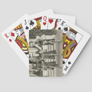 Jeu De Cartes Trois femmes au début des années 1900 (photo en no
