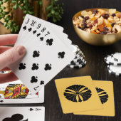 Jeu De Cartes Trois feuilles de ginkgo avec des épées (In Situ)