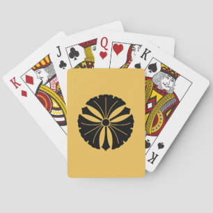 Jeu De Cartes Trois feuilles de ginkgo avec des épées