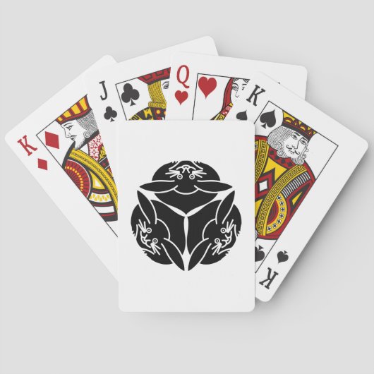 Jeu De Cartes Trois lapins (dos)