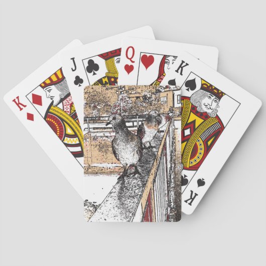 Jeu De Cartes Trois pigeons (dos)