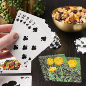Jeu De Cartes Trois Tulipes Jaunes / (In Situ)