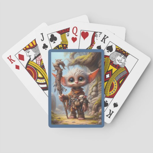 Jeu De Cartes Troll Elf Playing Cards style 1 (dos)