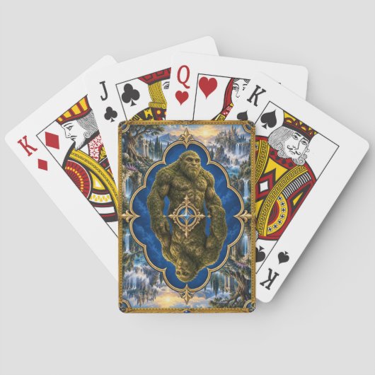 Jeu De Cartes Troll, monstre de fantasy gothique (dos)