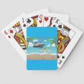 Jeu De Cartes Tropical Family Beach Cruise Fun (dos)